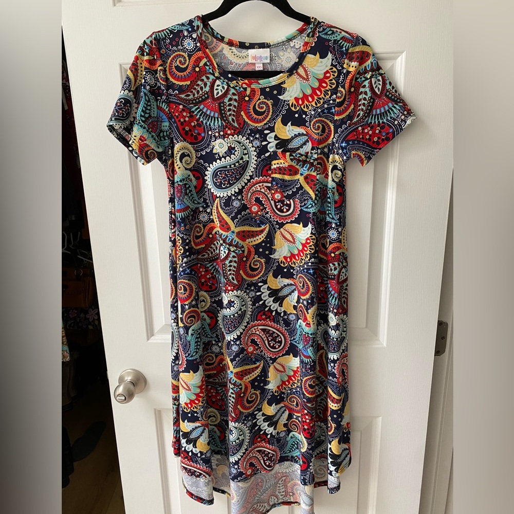 LuLaRoe Carly 🦄 Paisley Print - XXS fits M-L